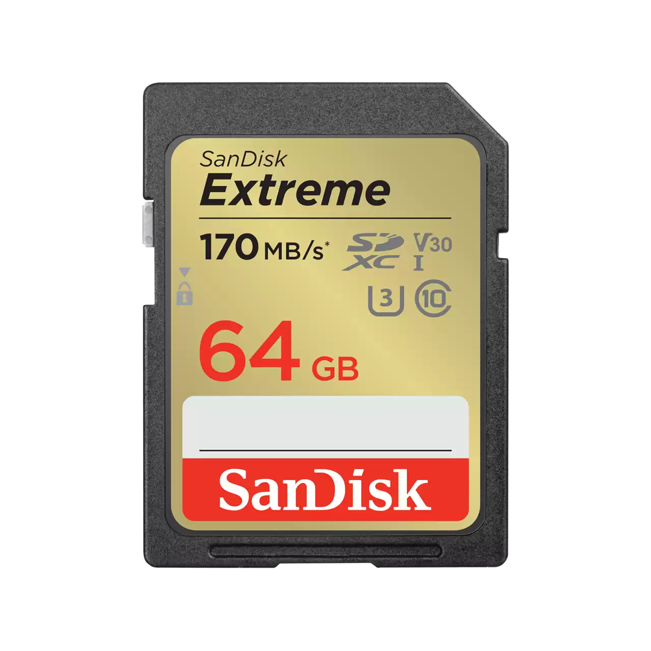 Sandisk Card memorie Extreme 64 GB SDXC UHS-I Class 10, SDSDXV2-064G-GNCIN