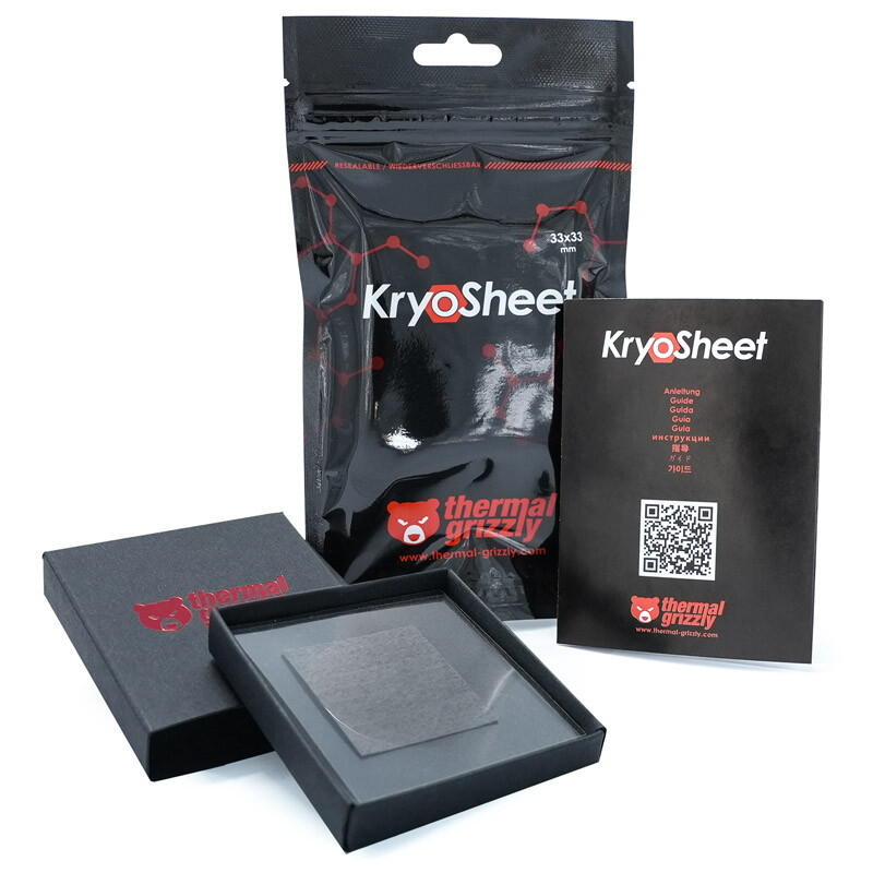 Thermal Grizzly PAD Termic KryoSheet, grafen, 33 x 33 mm, TG-KS-33-33