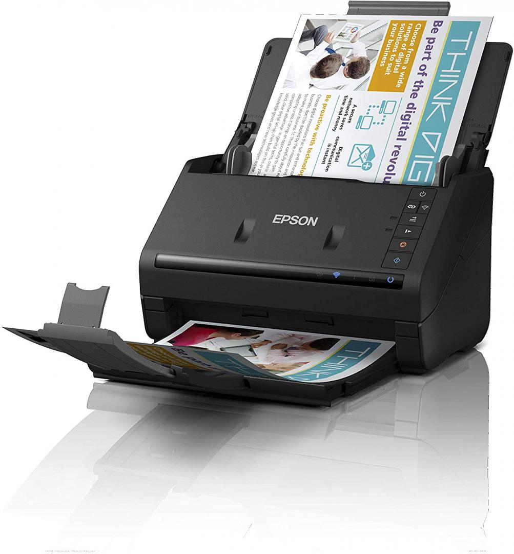 Epson Scanner Portabil ES-500WII, A4, Viteza de scanare duplex: 35ppm, Optiuni, B11B263401