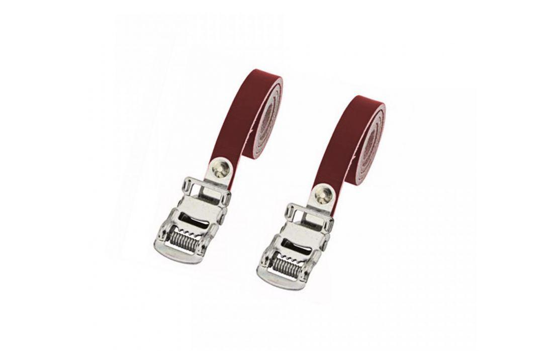 PEGAS CURELE PIELE CU CATARAMA OTEL TU-317, LUNGIME 430MM, MARO, TU-317-BR
