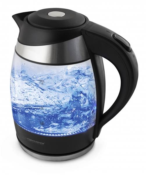 Esperanza Fierbator electric Gulfoss 2200W 1.8l Negru, EKK009