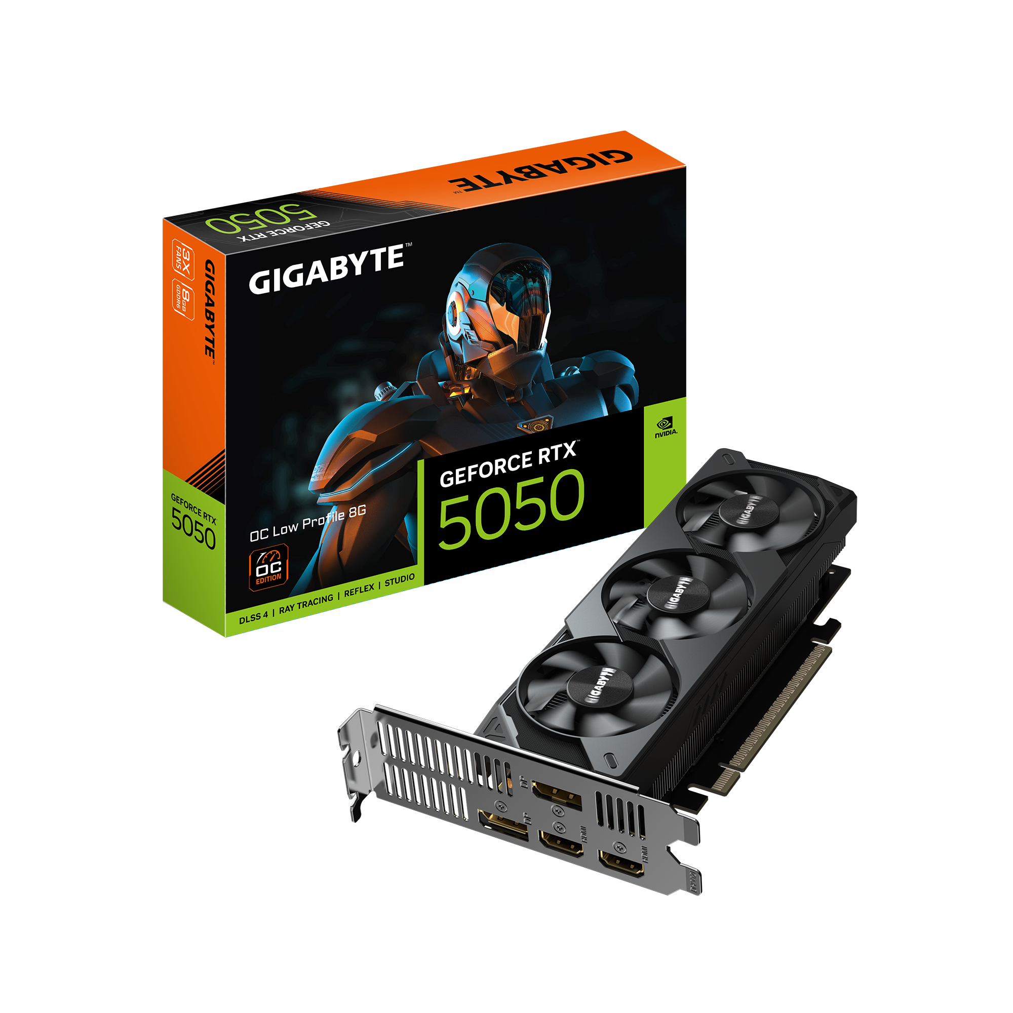 Gigabyte VGA RTX 5050 OC LOW PROFILE 8GB, GV-N5050OC-8GL