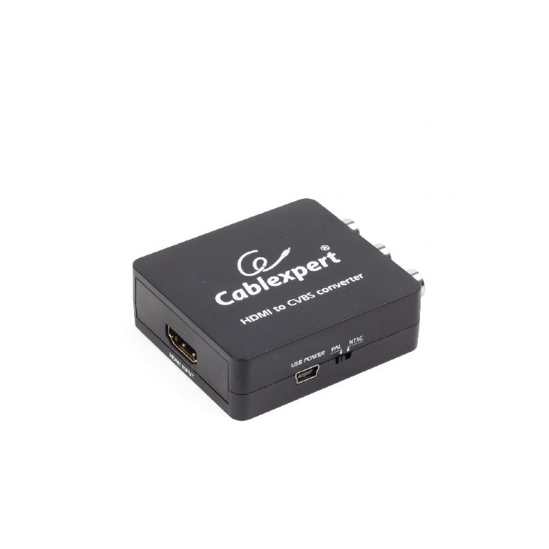 Gembird ADAPTOR video, splitter HDMI (M) la Composite video + audio L/R (M) x 2, DSC-HDMI-CVBS-001 - imagine 2