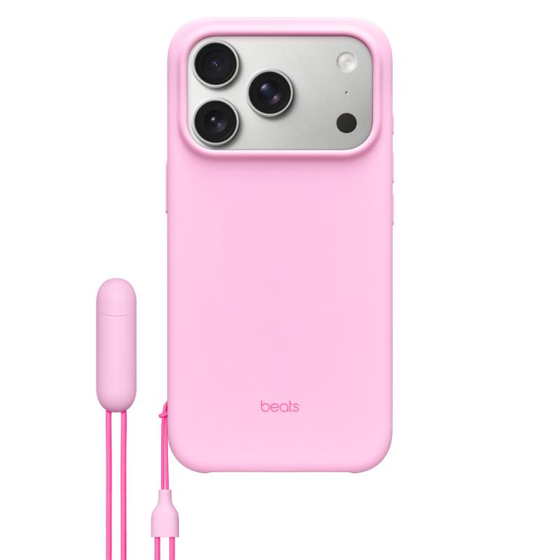 APPLE Beats iPhone 17 Pro Kickstand Case with MagSafe and Camera Control - Pebble Pink, MGY84LL/A