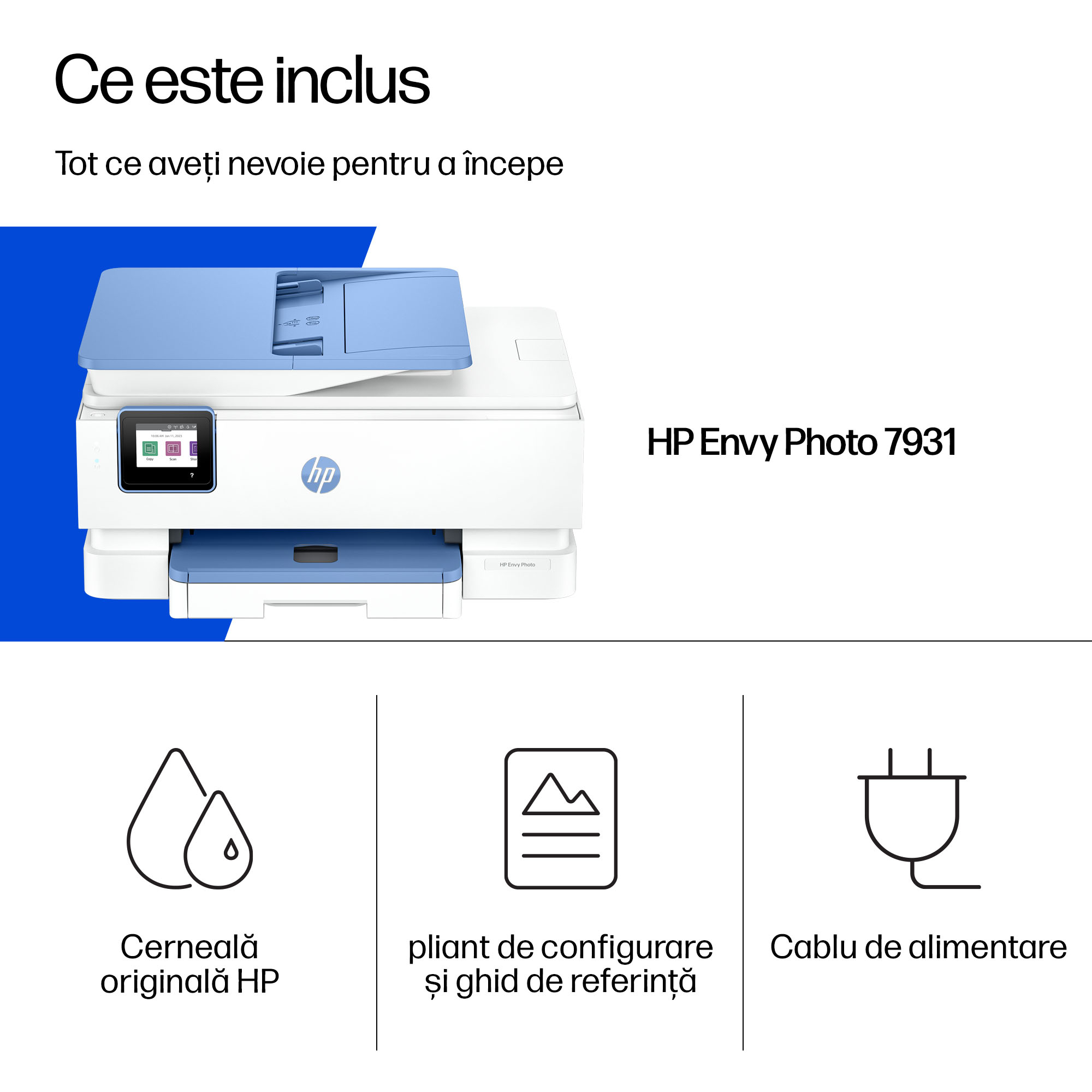 HP ENVY PHOTO 7931 COLOR INKJET MFP", B6JX3B - imagine 4