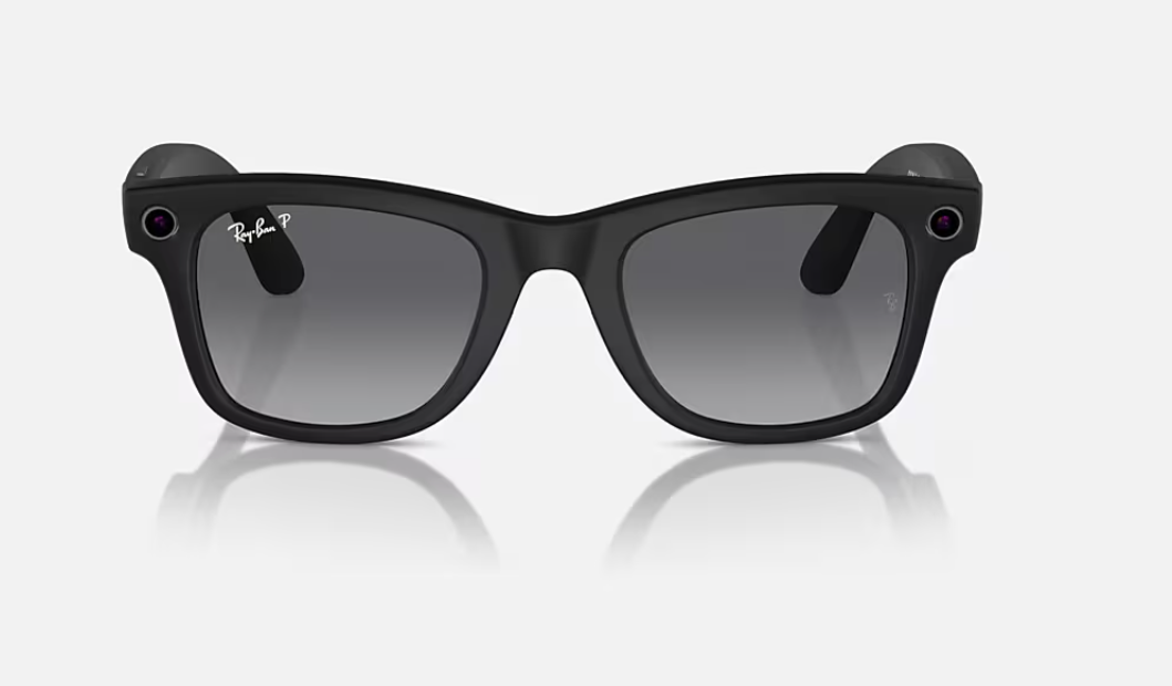 RAYBAN Ray-Ban Meta Wayfarer Gen 1 High Bridge FIT Matte Black Graphite, RW4006 601ST3 50-22