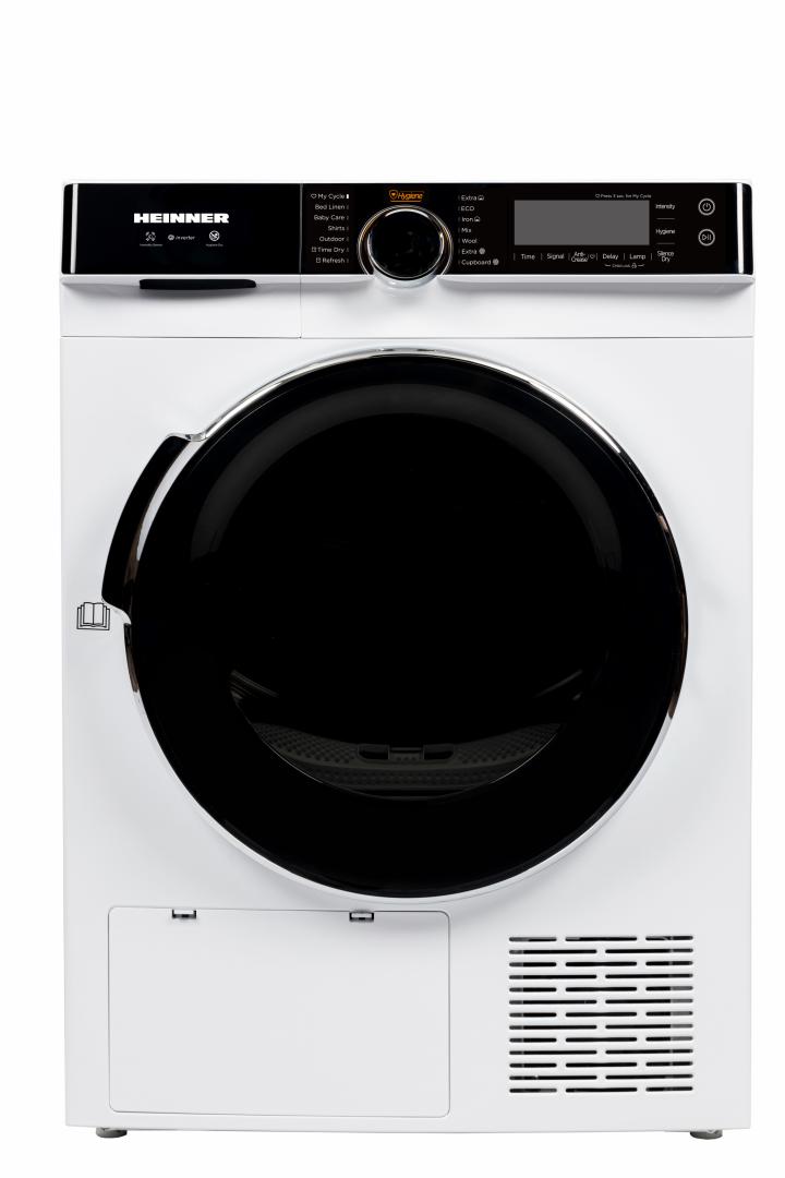 HEINNER Uscator de rufe, 9 kg, Inverter, Clasa: C, Alb, HHPD-M9K3A+++