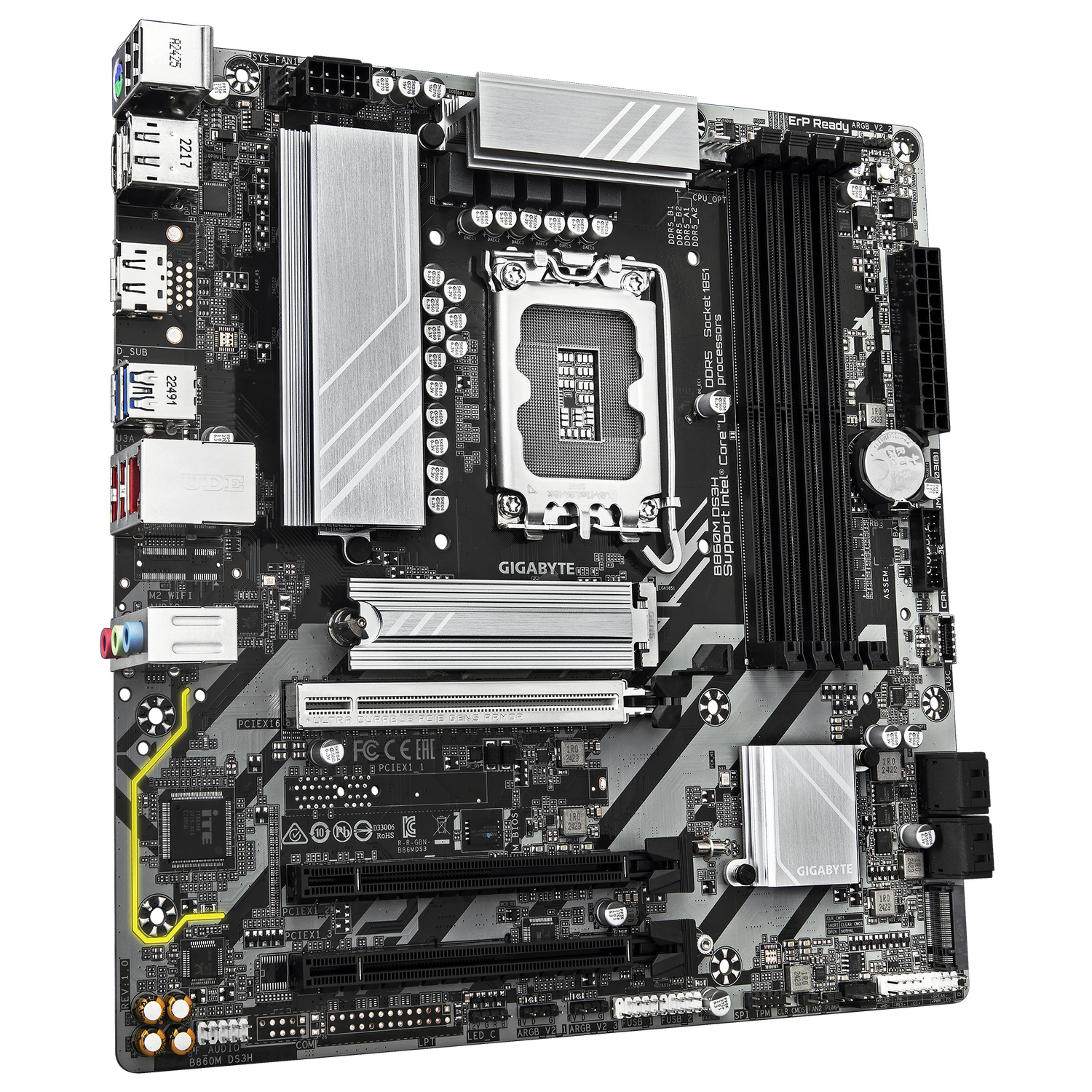 Gigabyte MB LGA1851, B860M DS3H - imagine 2