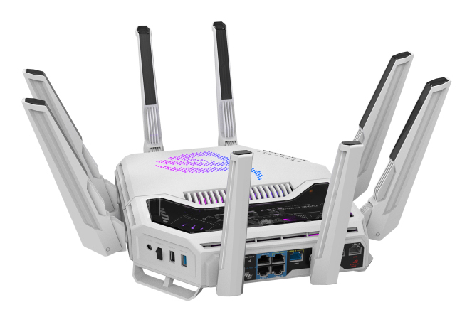 Asus ROG Rapture Tri-band WiFi 7 Router, GT-BE19000AI - imagine 9