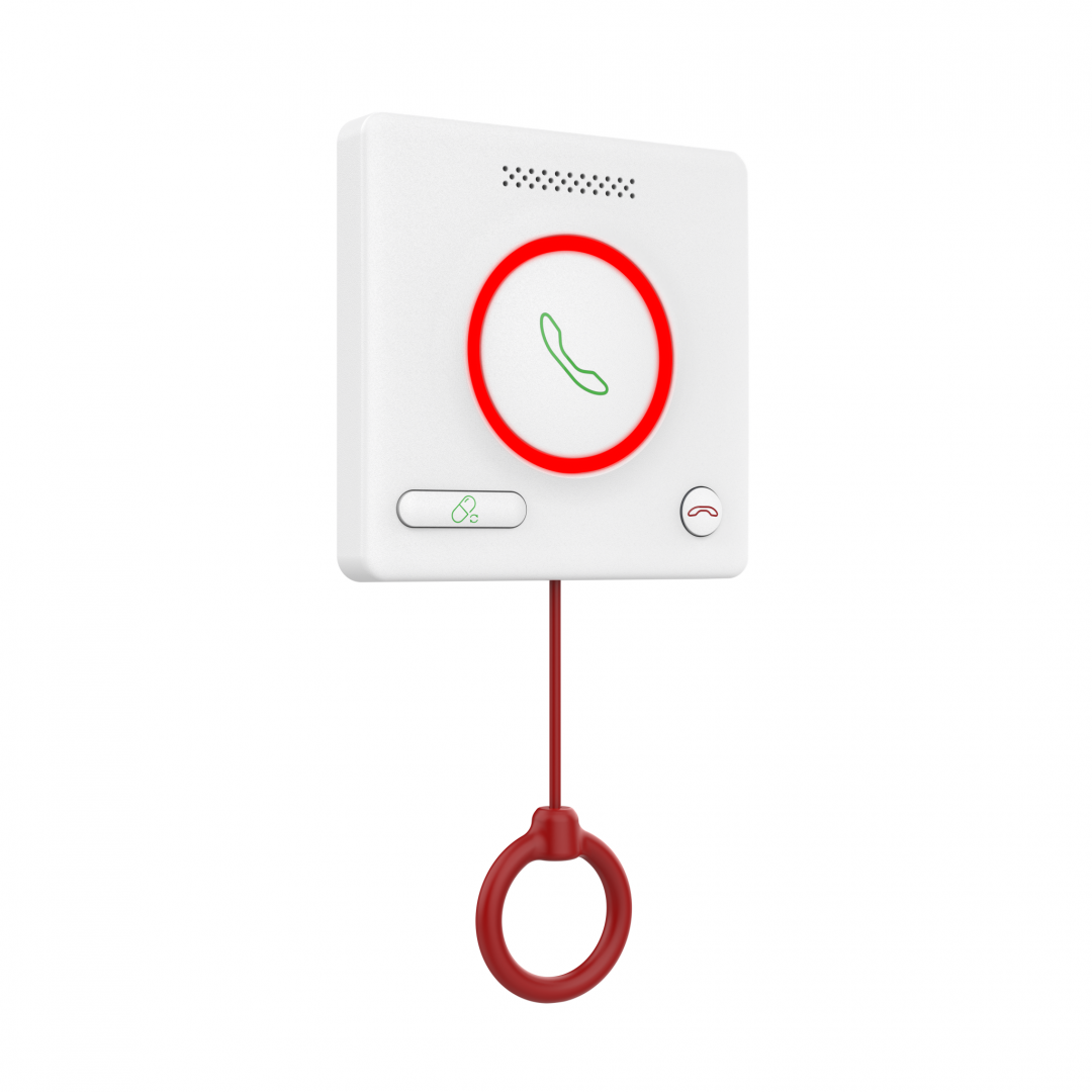 HIKVISION BUTON DE APELARE MEDICALA; 1x RJ45 port, alimentare: DC12V/private POE, DS-KHH6020X