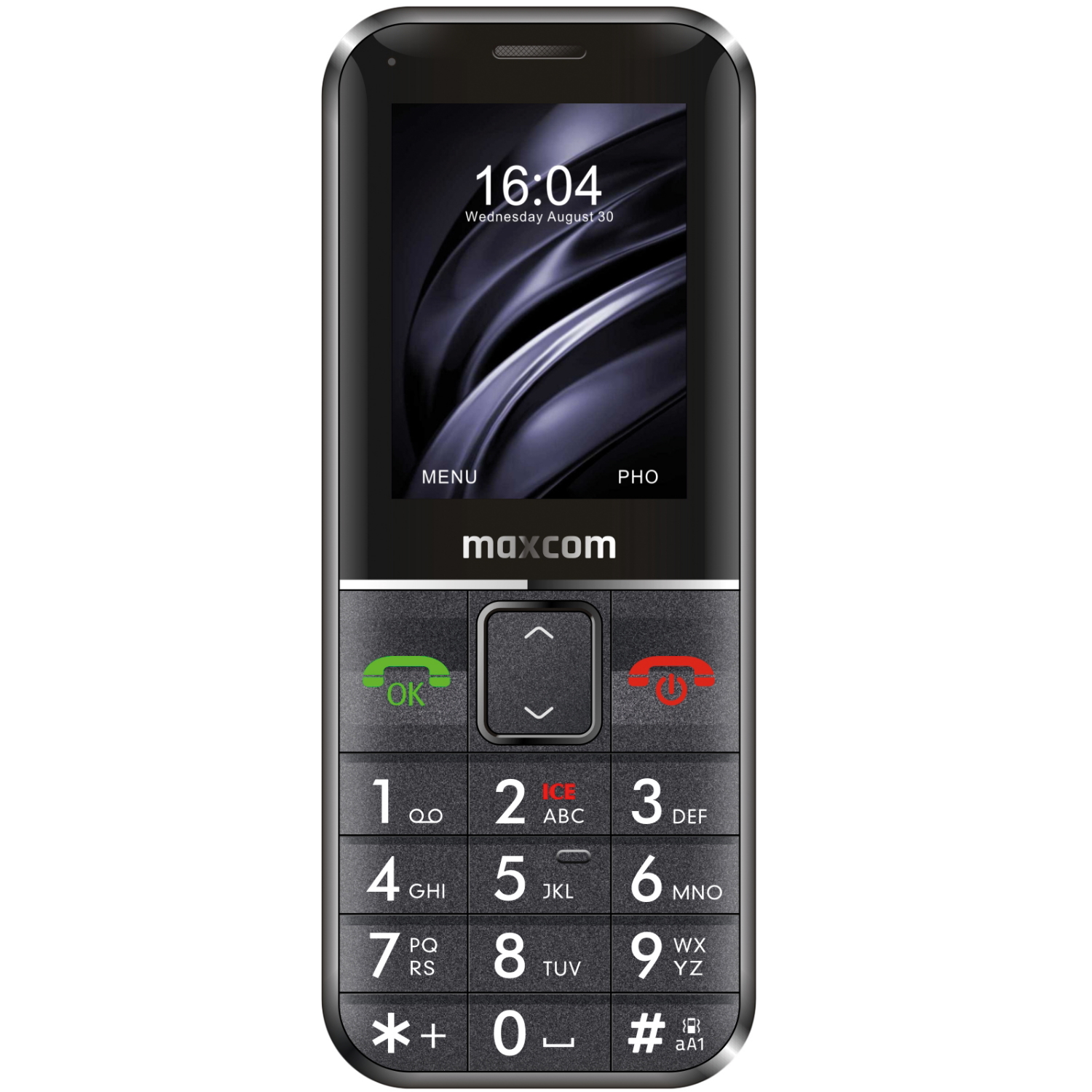 Maxcom Telefon cu butoane, MM735 Black - imagine 3