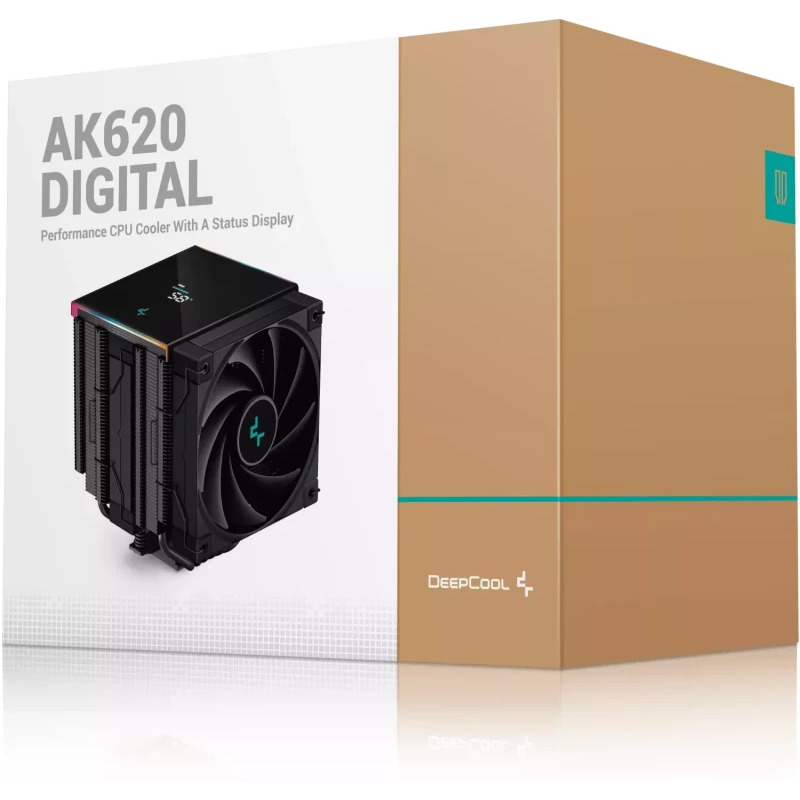 Deepcool COOLER AK620 DIGITAL SE, combatibil skt. Intel si AMD, racire cu aer, R-AK620-BKADMN-GJD - imagine 7