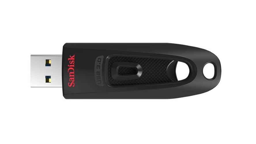 Sandisk MEMORIE USB 3.0 32 GB, retractabila, carcasa plastic, negru, SDCZ48-032G-U46