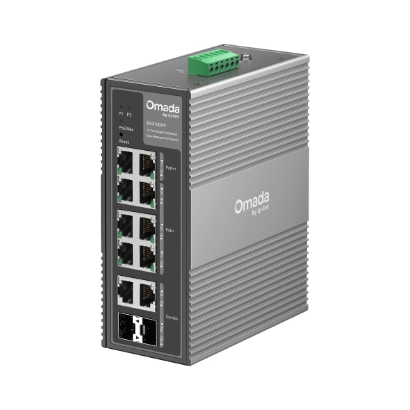 Tp-Link SWITCH Omada easy managed, 10 porturi Gigabit PoE+ si 2-Port PoE++, carcasa, IES210GPP