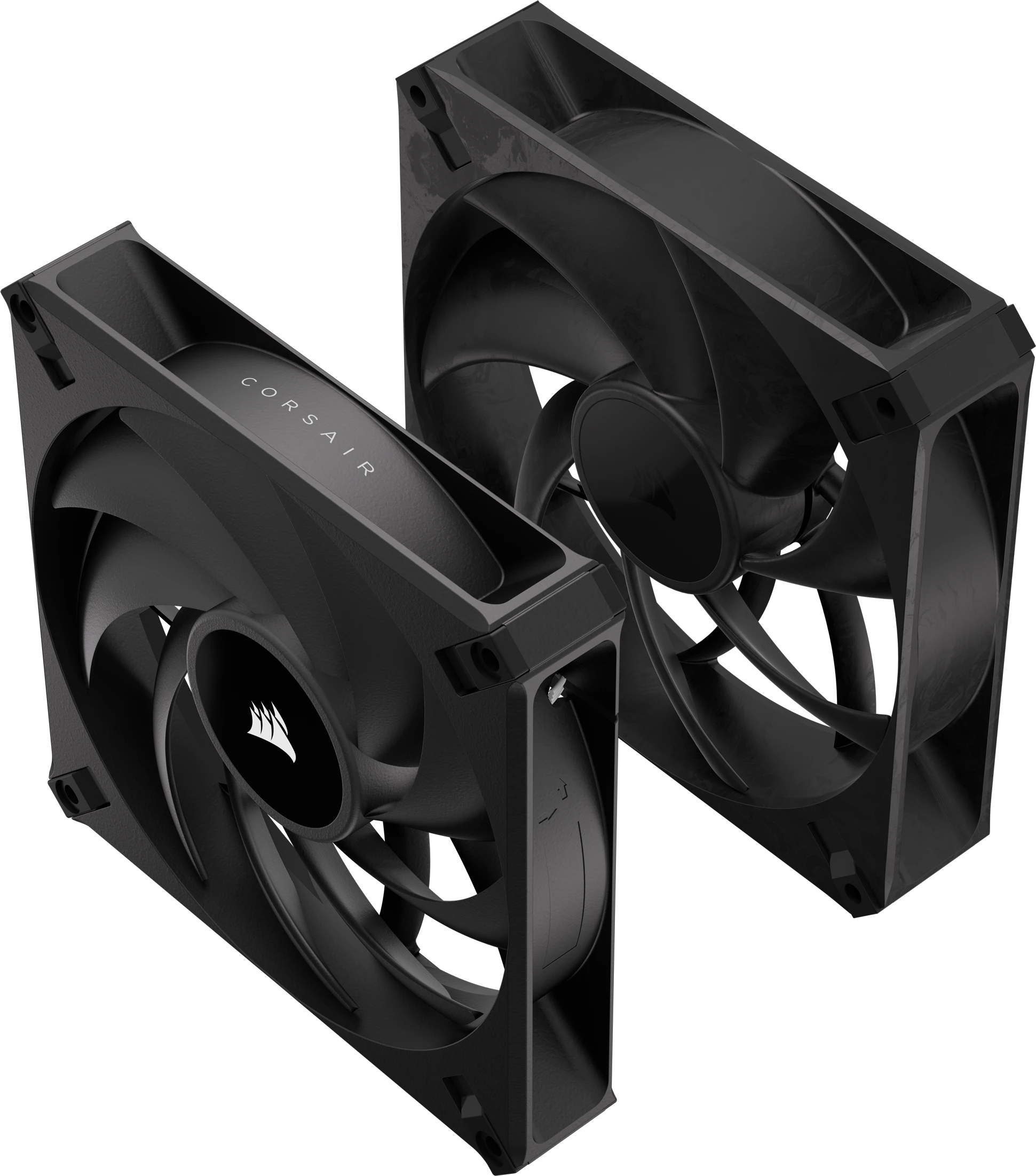 Corsair Ventilator RS140 MAX 140mm PWM, 1600 RPM, Dual Pack, Negru, CO-9050175-WW - imagine 5