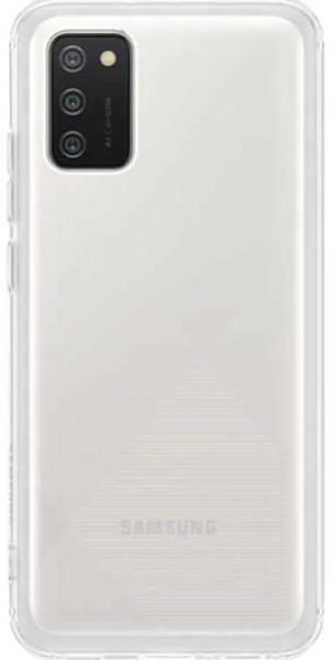 Samsung HUSA Smartphone, pt Galaxy A02s, tip back cover (protectie spate), plastic, EF-QA026TTEGEU