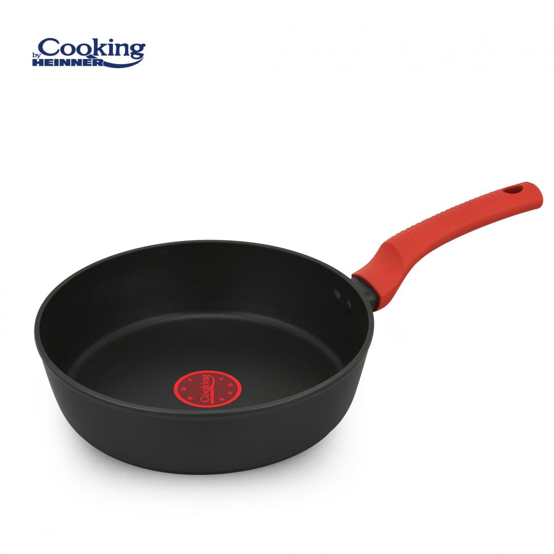 HEINNER TIGAIE ALUMINIU FORJAT + CAPAC 28X7 CM, REDMOON, COOKING BY, HR-MRK-AC28 - imagine 3