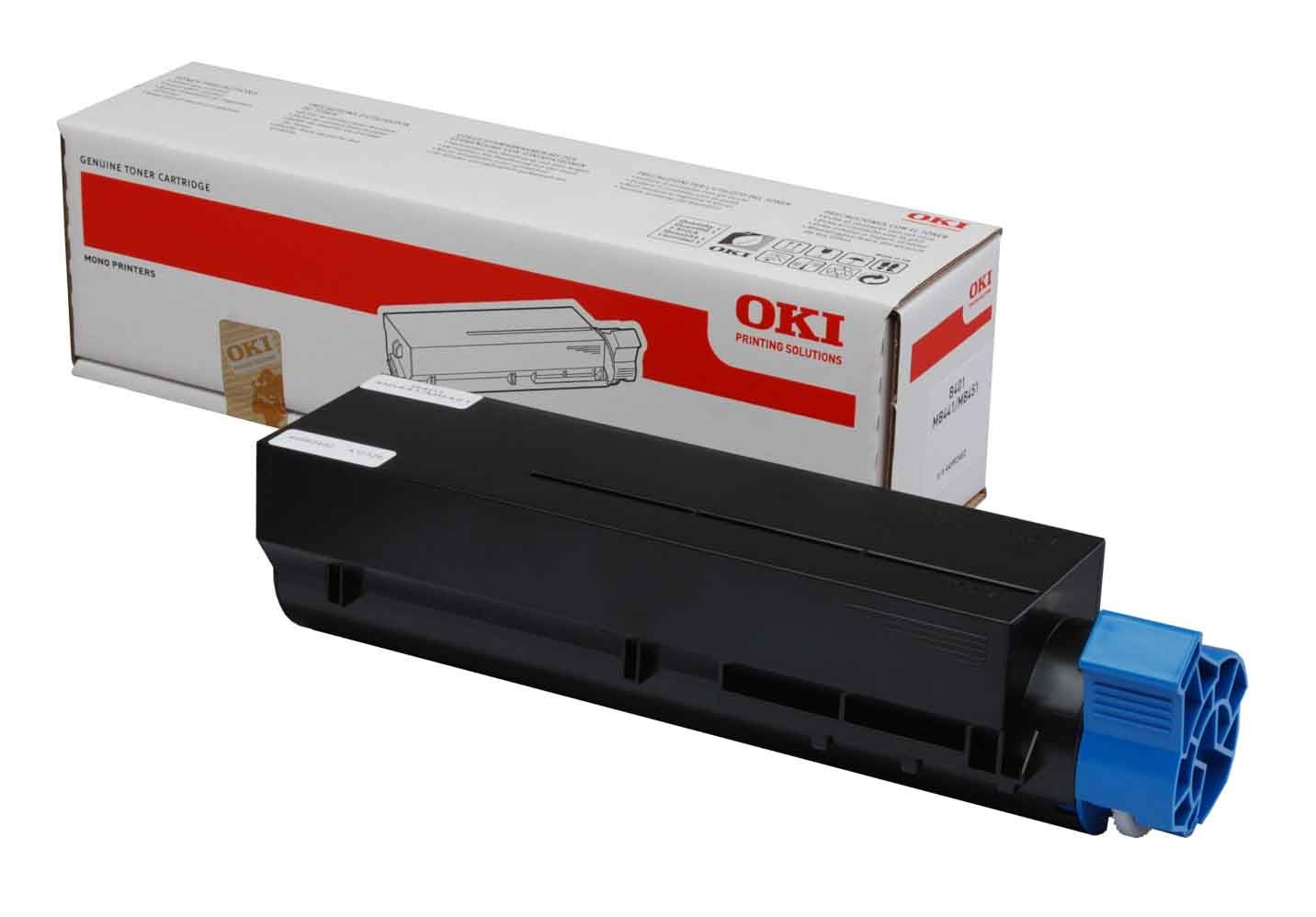 OKI Toner Original Black pentru B401D|B401DN|MB 441DN|MB 451DN|MB 451DW, 2.5K, 44992402