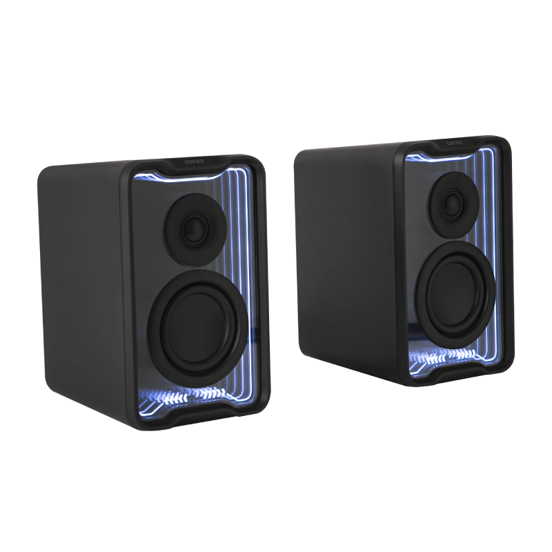 Edifier BOXE 2.0, RMS: 30W (2 x 15W), Bluetooth 5.4, USB-A, AUX, black, QR30-BK - imagine 5