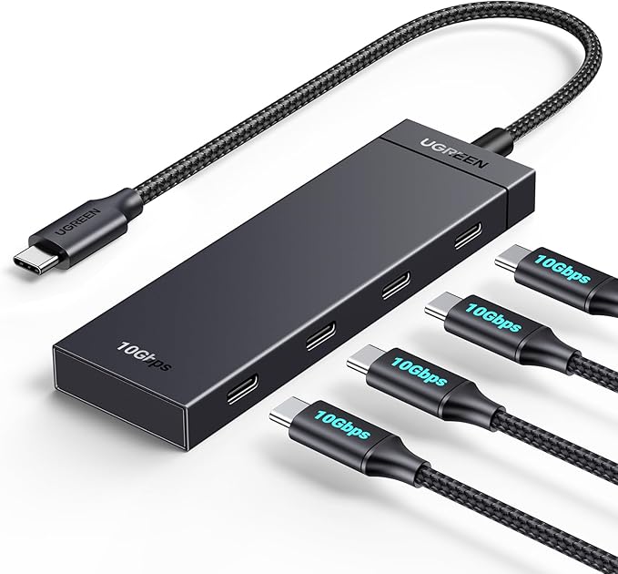 UGreen HUB extern, CM806 porturi USB Type-C: USB Type-C 3.2 x 4, conectare prin USB Type-C, 35584