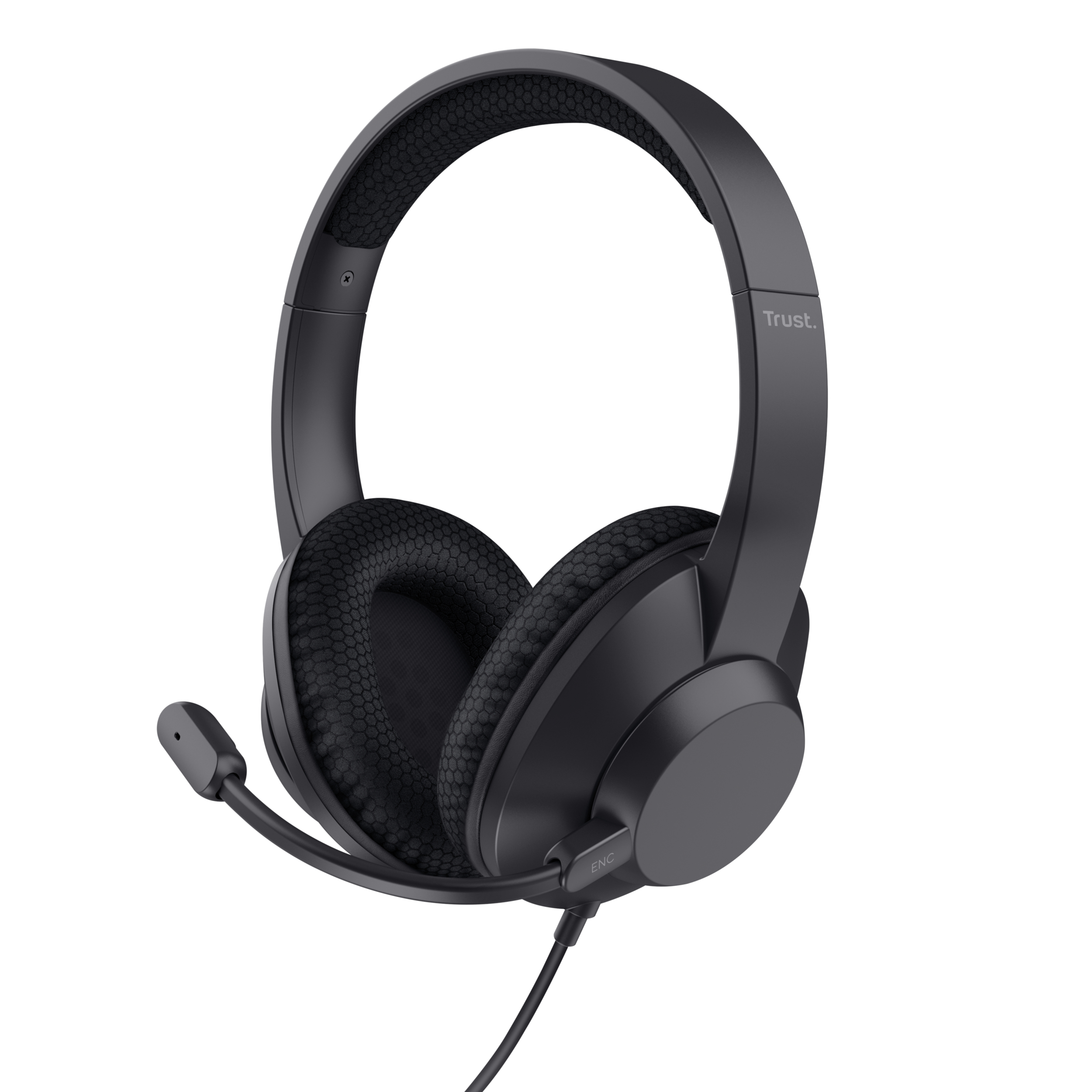 Trust Casti cu fir Ayda Max, negru, TR-25462