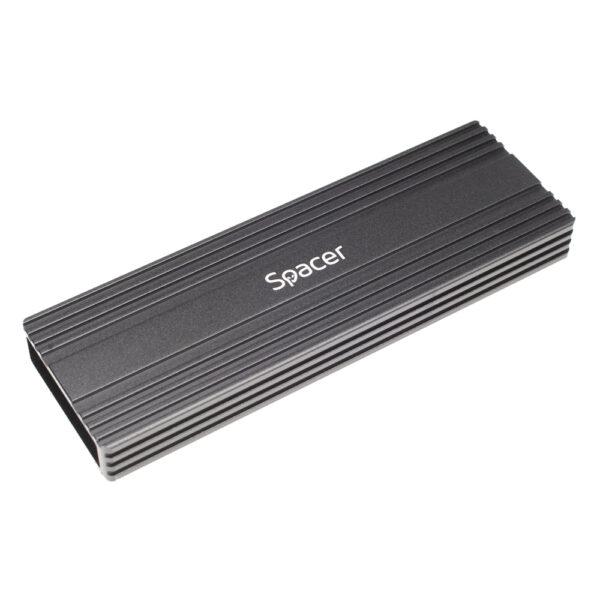 SPACER Rack extern, pt. SSD M.2 PCIe NVME, interfata PC USB 3.1 Type C, Striat, SPRK-M2TYPEC-05