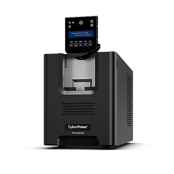 Cyber Power UPS Line Int. cu sin. pura, cu management, Tower, LCD, 1000VA/900W, AVR, 8x, PR1000ELCD - imagine 2