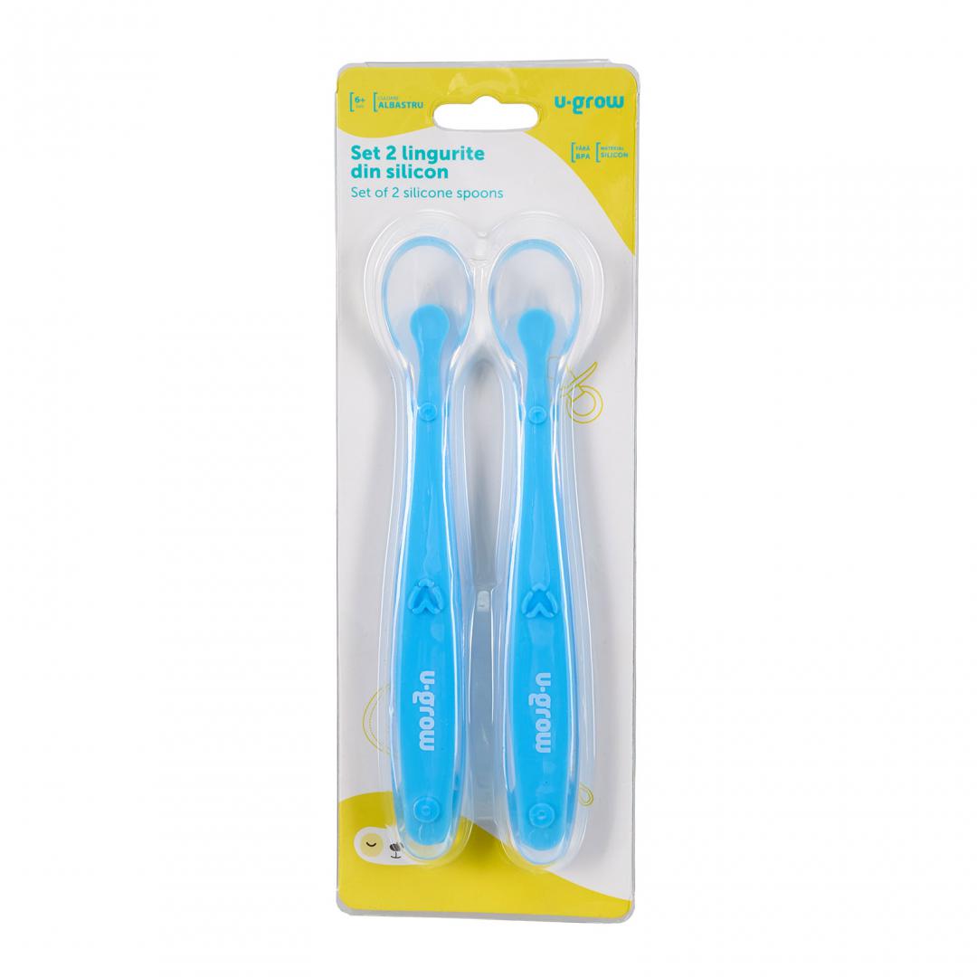 U-GROW Set 2 lingurite silicon, light blue, UG-032LB - imagine 3