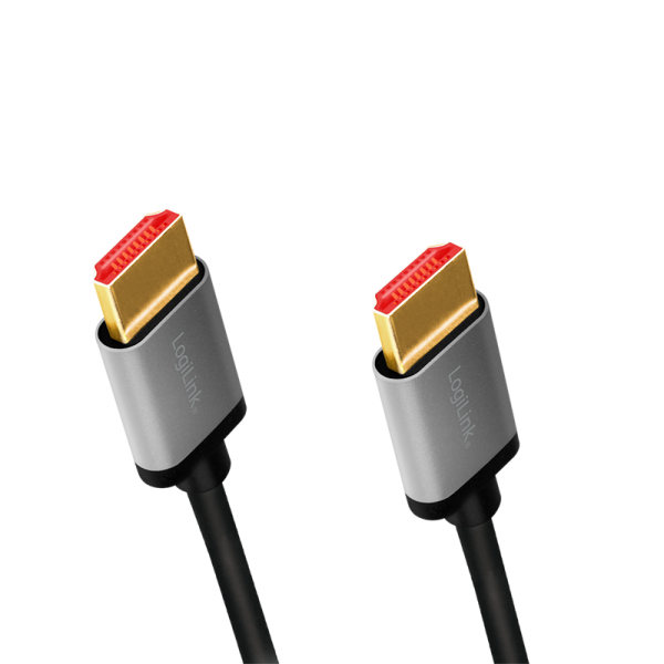 Logilink CABLU video, HDMI (T) la HDMI (T) 2.1, 1m, conectori auriti, rezolutie maxima 8K, CHA0104