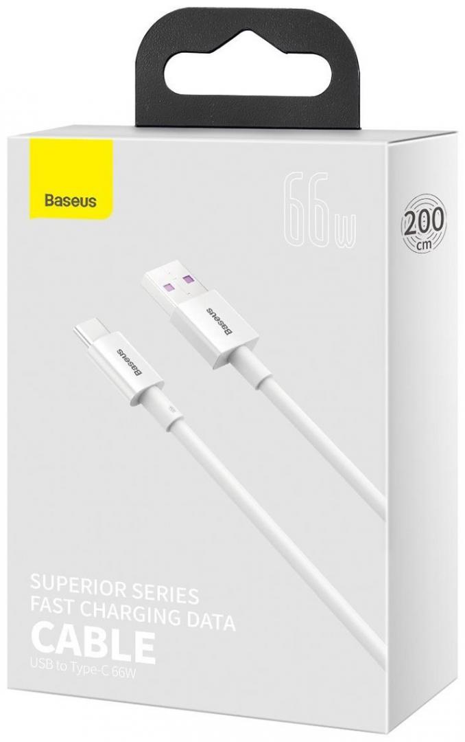 BASEUS Cablu alimentare si date Superior, Fast Charging Data Cable pt. smartphone, USB la, CATYS-A02 - imagine 4
