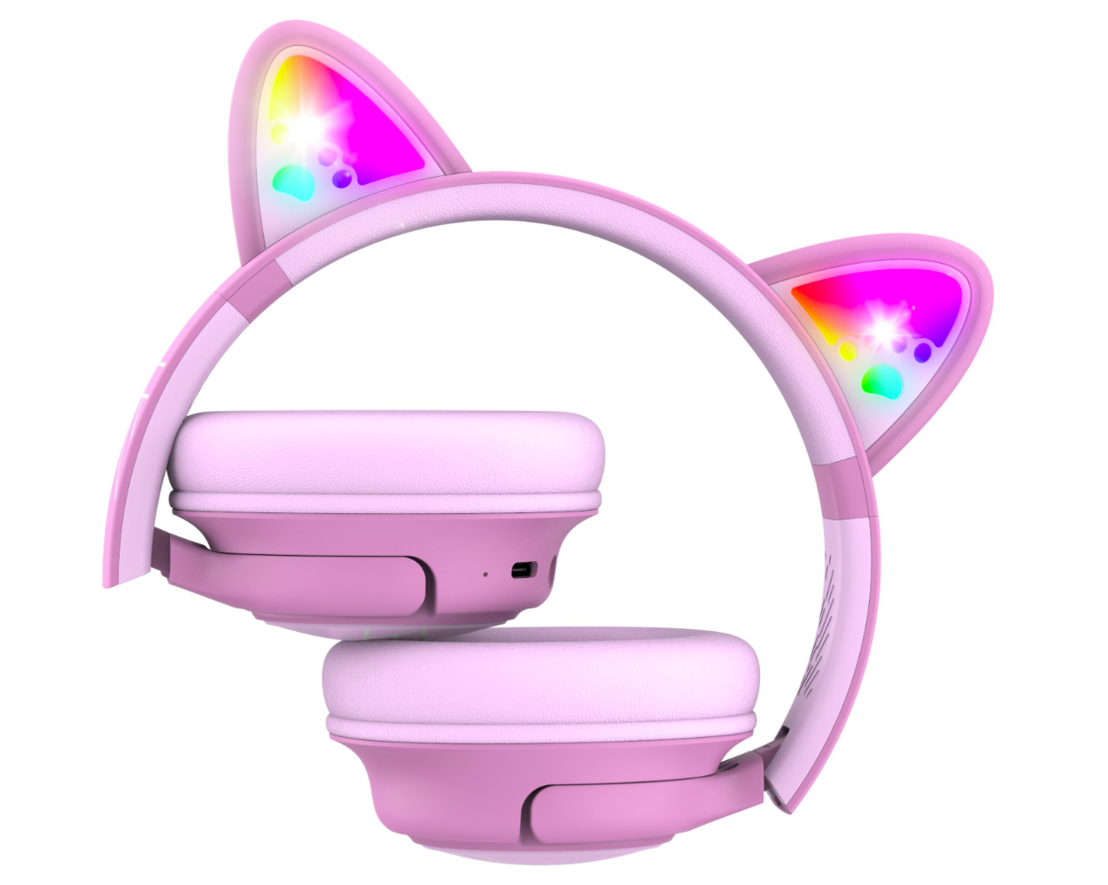POWERLOCUS Casti Head-band Bobo, Wireless, Roz, PWL-BOBOCAT-PINK - imagine 3