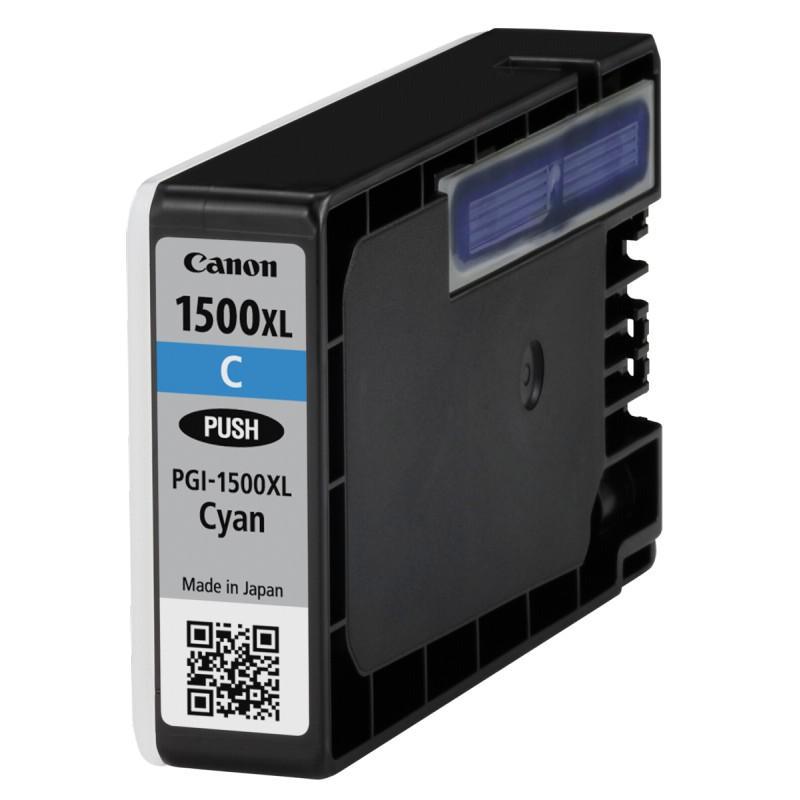 Canon Cartus Cerneala Original Cyan, PGI-1500XLC pentru Maxify, BS9193B001AA