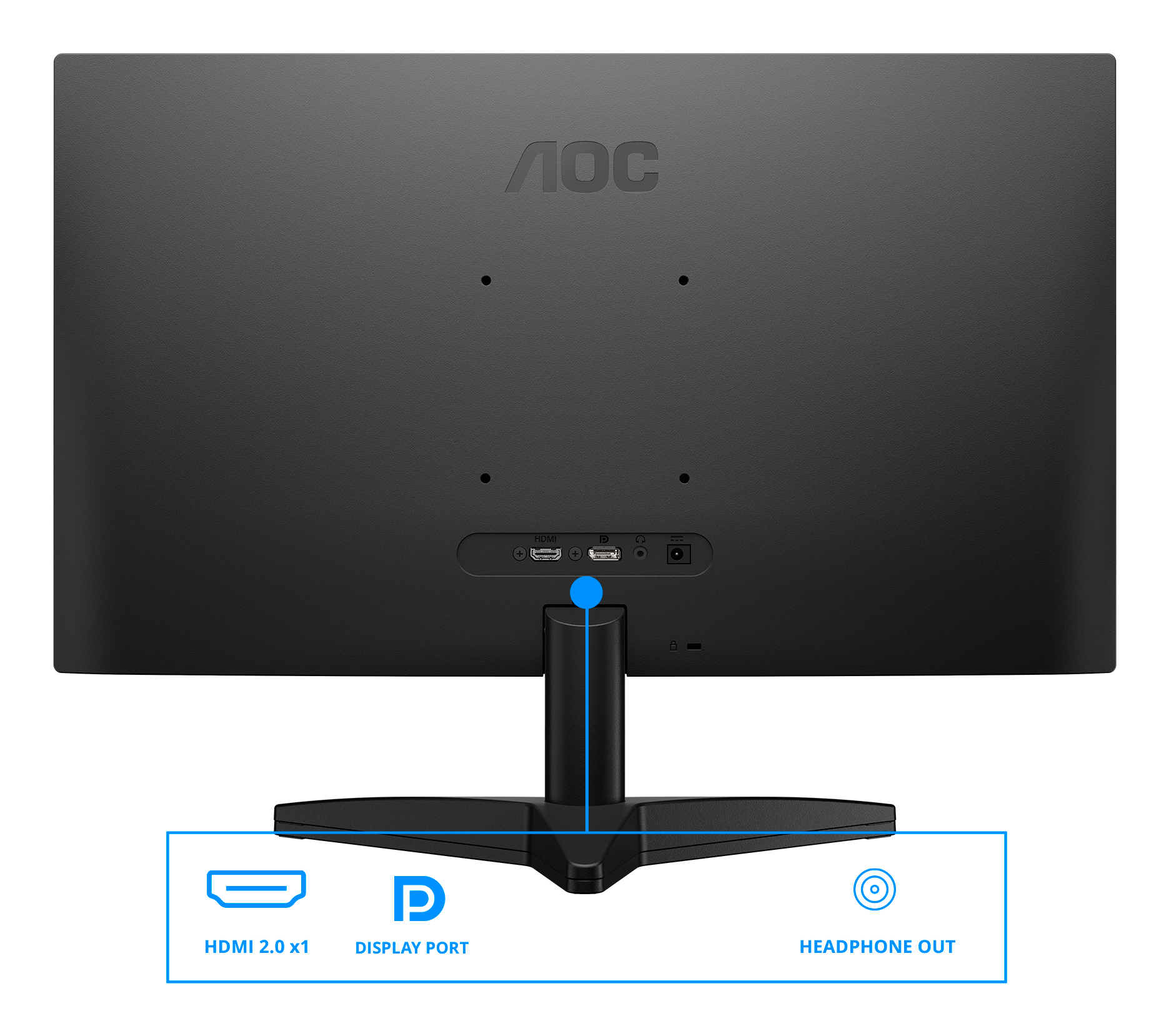 AOC MONITOR 23.8", Q24B36X - imagine 3