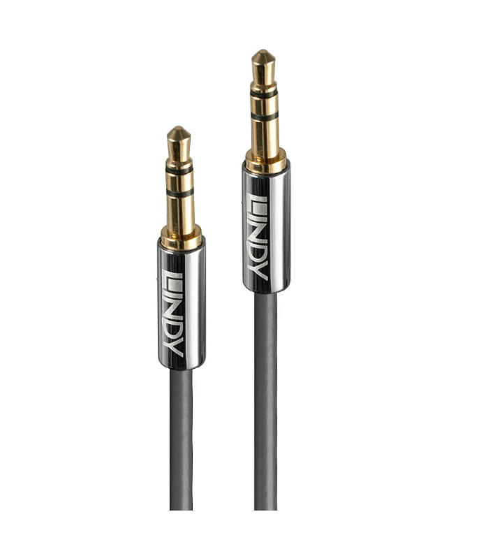 Lindy Cablu Audio 3.5mm, 2m, Cromo Line, LY-35322