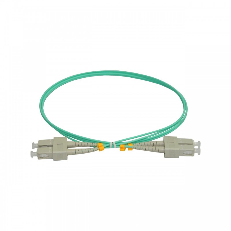 EMTEX Patchcord FO SC/PC-SC/PC, MM OM3 50/125, manta LSZH 2.0mm, duplex 10m, SC-SC-MM3/DX-10