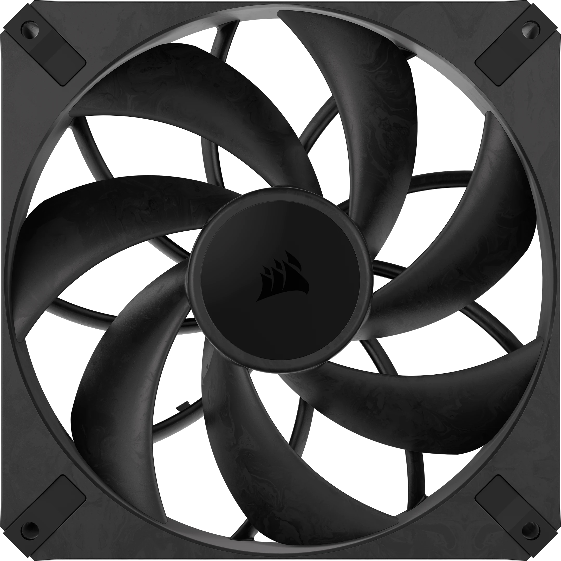 Corsair Ventilator RS140 MAX 140mm PWM, 1600 RPM, Dual Pack, Negru, CO-9050175-WW - imagine 2