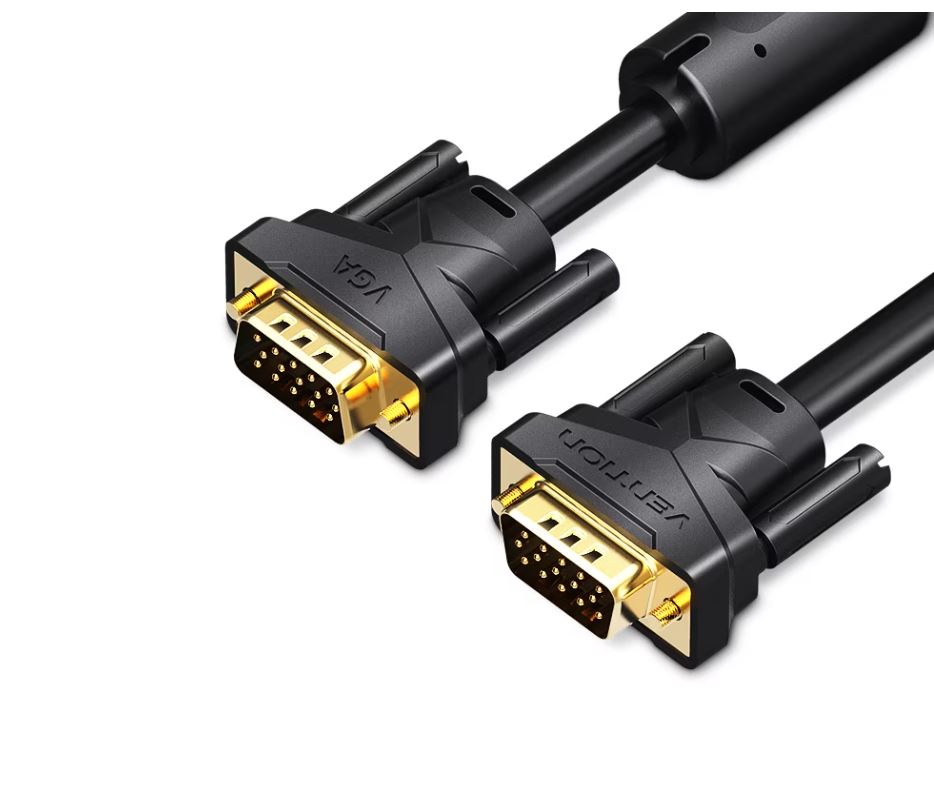 Vention Cablu video, VGA(T) la VGA(T), 10m, rezolutie maxima 1080p la 60 Hz, conectori auriti, DAEBL