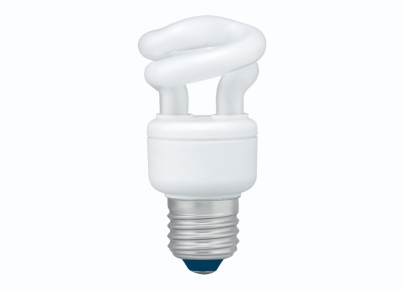 Panasonic BEC fluorescent, soclu E27, putere 8W, forma spirala, lumina alb rece, EFD8E65HD3E