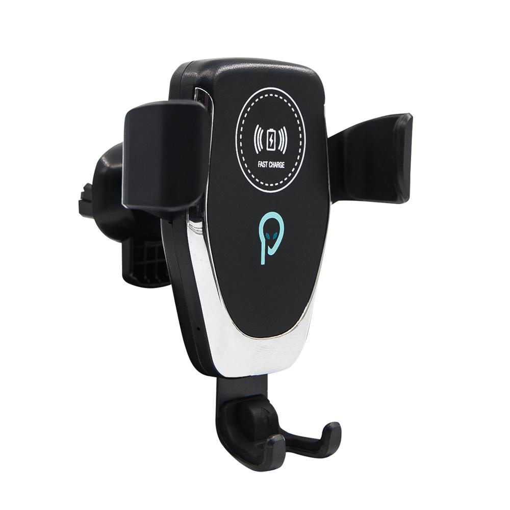 SPACER Suport auto si incarcator wireless pt. SmartPhone 2 in 1, fixare in grilaj, SPAA-AUTOCHG-01