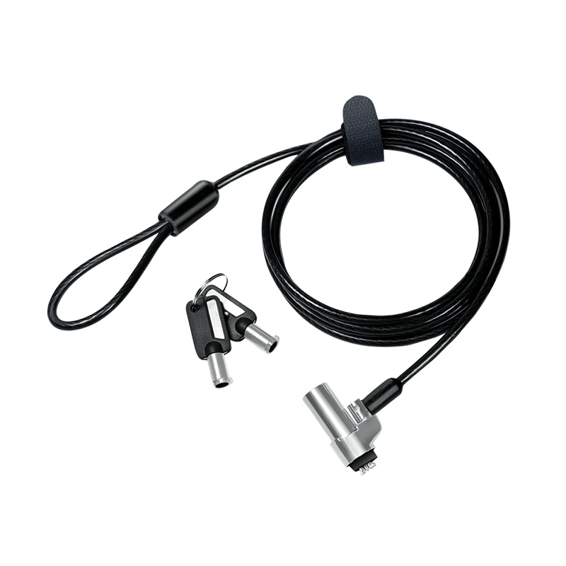 Logilink CABLU securitate pt. notebook, slot nano, 2 chei standard, 1.8m, cablu aliaj-zinc, NBS013