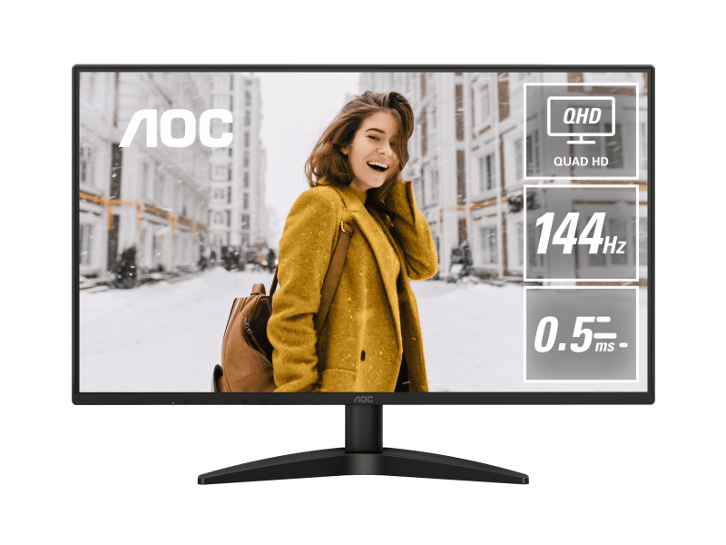 AOC Monitor Gaming, 27", 2560 x 1440 pixeli, Black, Q27B36X