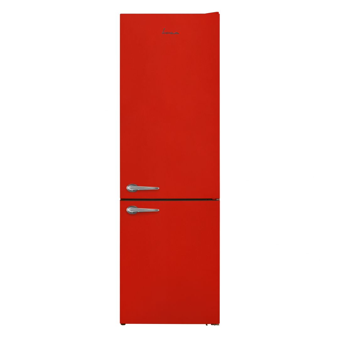 FRAM Combina frigorifica, 268 l, Clasa E, Rosu, FC-VRL2681RDE++