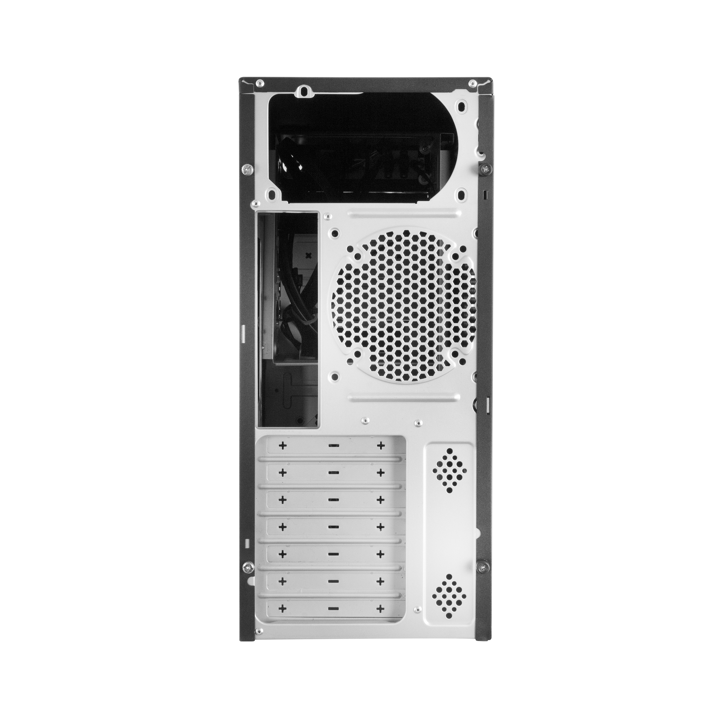 CHIEFTEC CARCASE, "Elox" middle tower Black, 2xUSB 3.0,2x USB 2.0,1x USB typeC, HC-10B-OP - imagine 5
