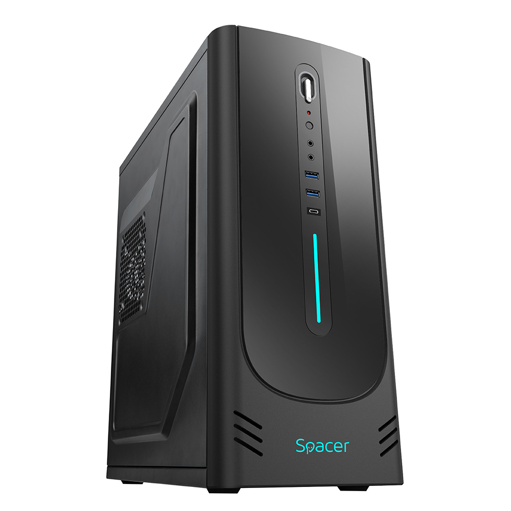 SPACER Sistem Desktop PC Office DeskPro R3, AMD Ryzen 3 3200, 8 GB, SPACER-DeskPro-R3.3200-8D4S240 - imagine 2