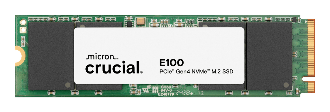 Crucial SSD PCIE G4 M.2 NVME 2TB/E100, CT2000E100SSD8