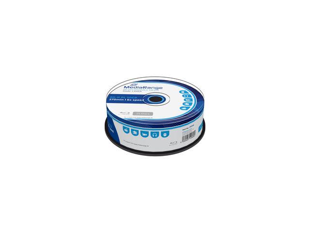 MediaRange BD-R Dual Layer 50GB 6x speed, Cake 25, MR508