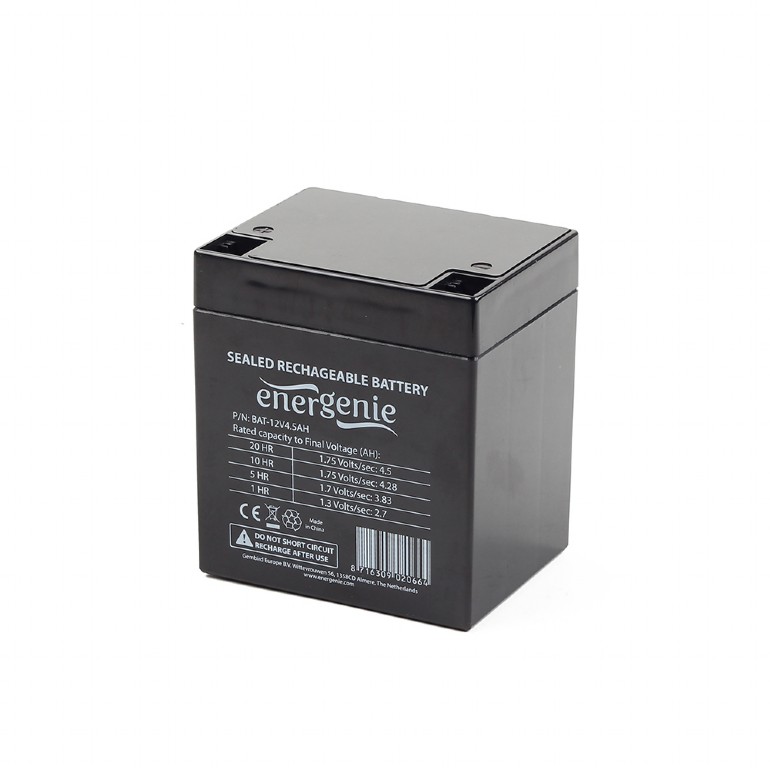 Gembird ACUMULATOR UPS 12V / 4.5Ah, terminal F2(T2), dimensiune: 80x70x100mm, BAT-12V4.5AH