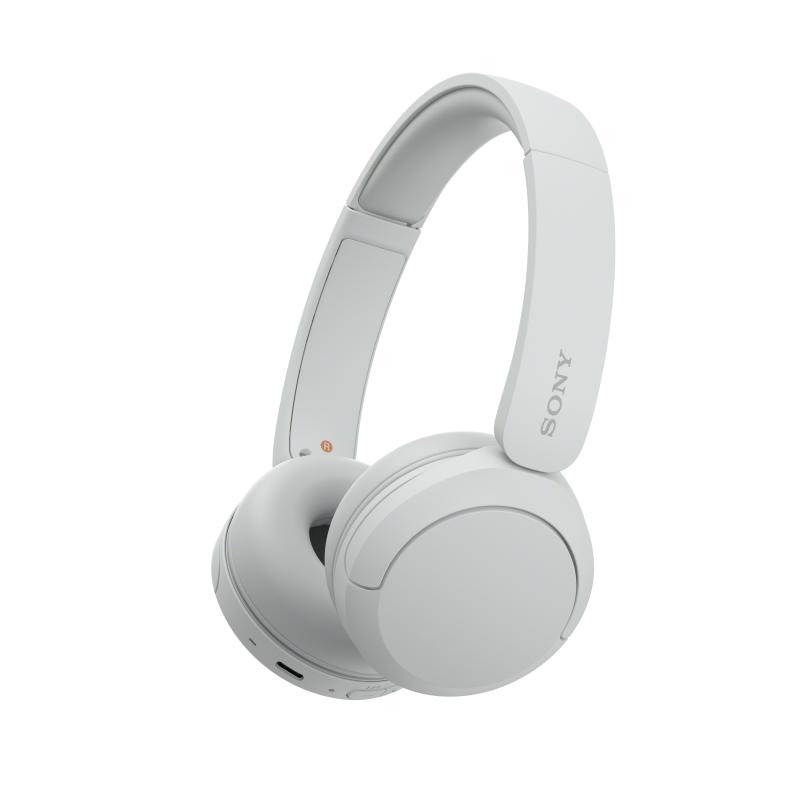 SONY Casti Head-band WH-CH520, Wireless, Alb, WHCH520W.CE7
