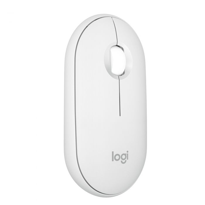 Logitech Pebble Mouse 2 M350s - TONAL WHITE - BT - N/A - EMEA-808 - DONGLELESS, 910-007013