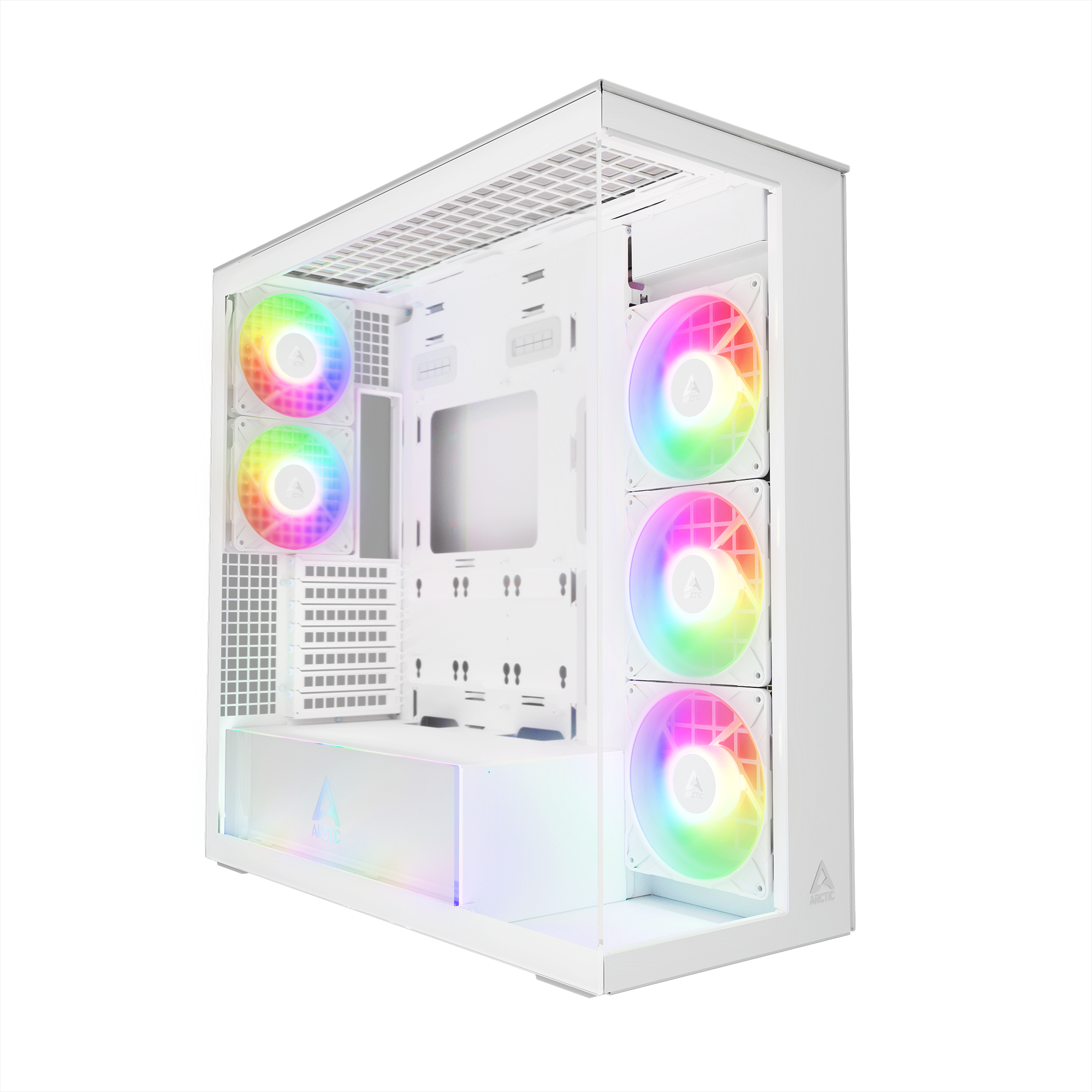 Arctic CARCASA Xtender Wh, mid tower, max 8xfan, 3xP14 ProR ARGB si 2xP12Pro ARGB, ACPCC00014A